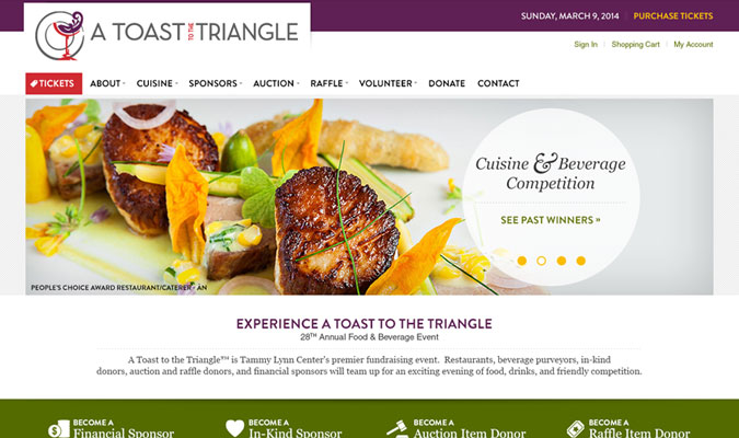 A Toast to the Triangle Website