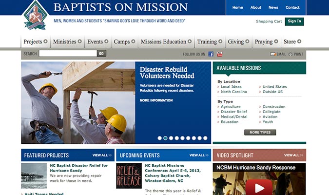 Baptist Men Website