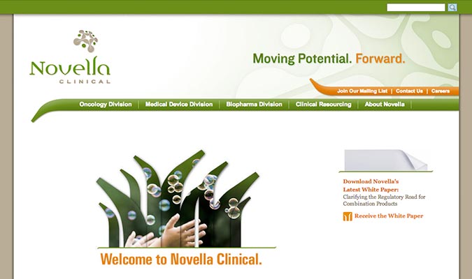 Novella Clinical Website